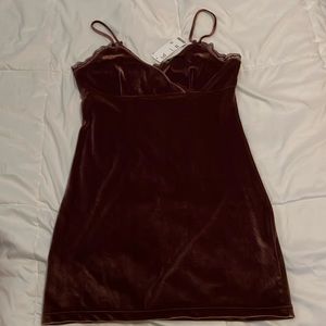 Urban outfitters velvet dress